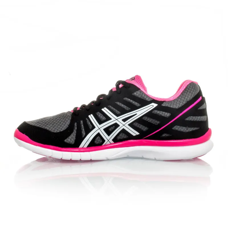 Asics Women s Ayami Zone Black White Pink UK 6.5
